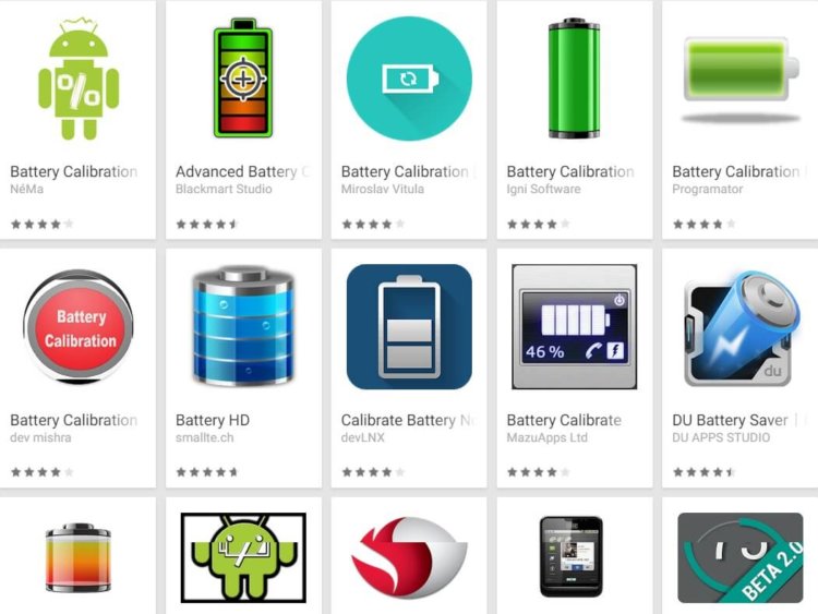 10 типов Android-приложений, которых следует избегать. 1. Приложения для калибровки аккумулятора. Фото.