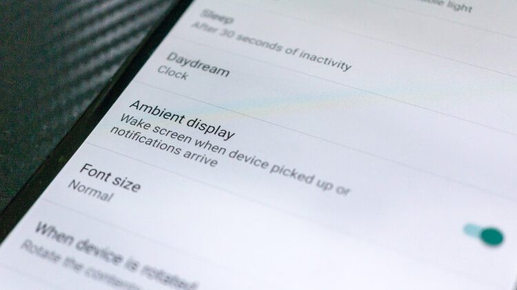 Nexus Ambient Display: какой же он на самом деле? Фото.