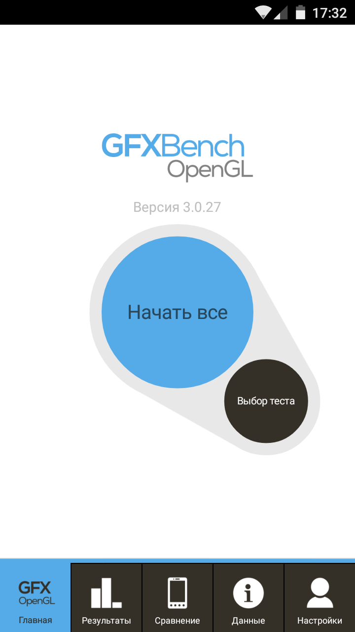 Самые популярные Android-бенчмарки. GFXBench. Фото.