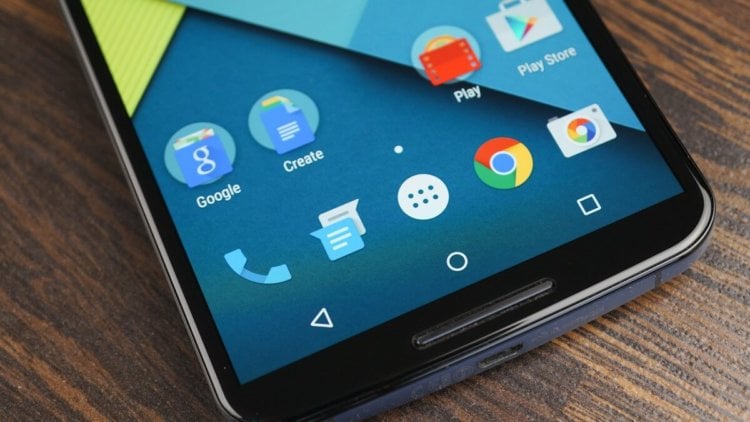 Лучшие смартфоны с фронтальными стереодинамиками (2015). Google Nexus 6. Фото.