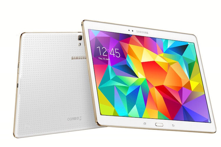 Лучшие новые Android-планшеты и главные конкуренты iPad. Samsung Galaxy Tab S. Фото.