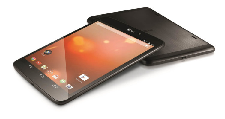 Лучшие новые Android-планшеты и главные конкуренты iPad. LG G Pad Google Play Edition. Фото.