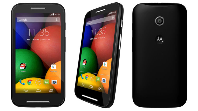 Лучшие смартфоны с двумя SIM-картами (2015). Motorola Moto E Dual Sim. Фото.