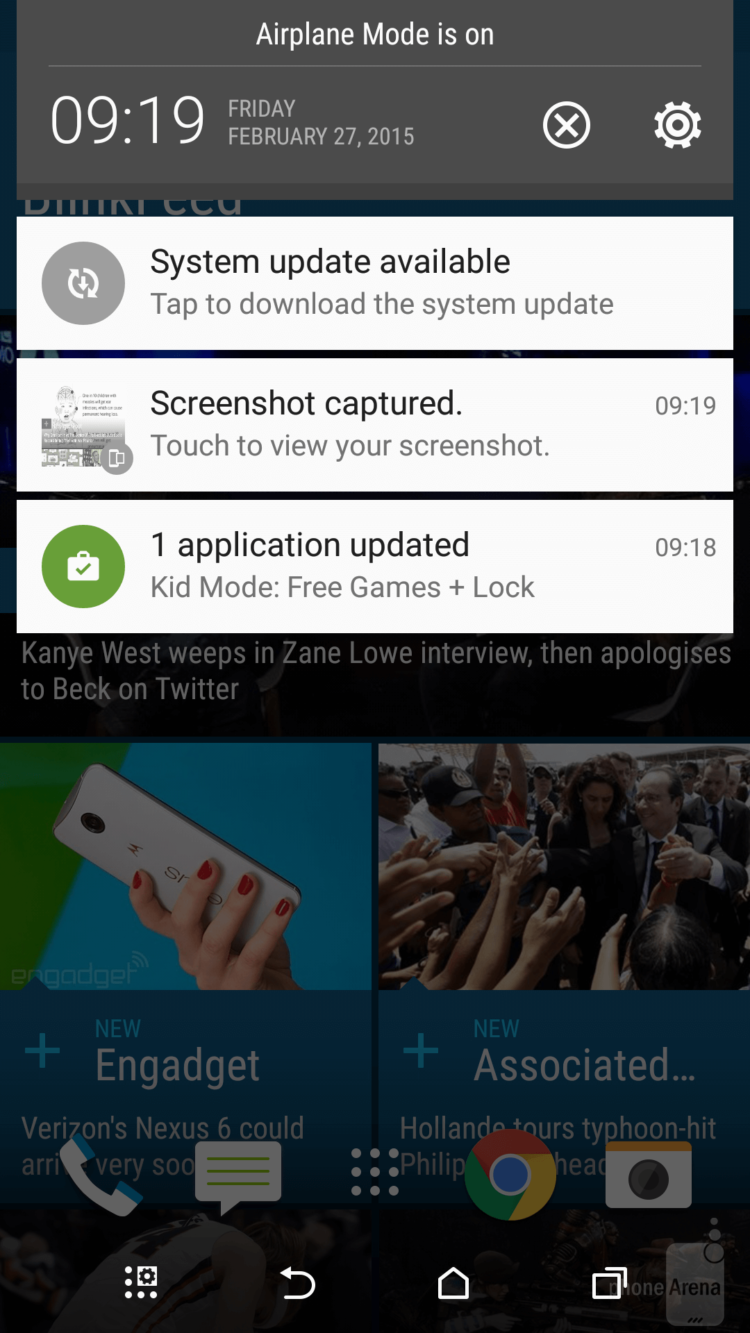 Новый Sense 7! Какой же ты? Фото.