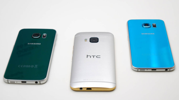 HTC One M9 vs. Samsung Galaxy S6: тотальное сравнение. Фото.