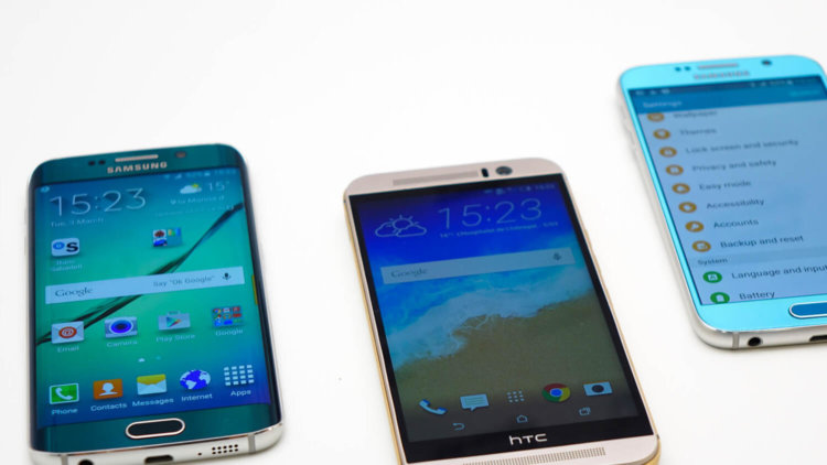 HTC One M9 vs. Samsung Galaxy S6: тотальное сравнение. Оболочка. Фото.
