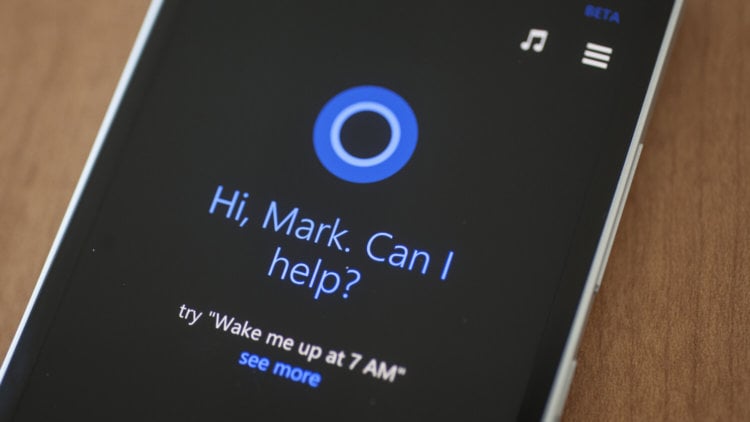 Cortana заговорит на языке Android. Фото.