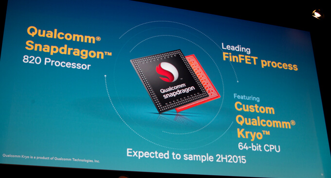 Qualcomm на MWC: революционный датчик отпечатков пальцев, Snapdragon 820 и партнёрство с Cyanogen. Snapdragon 820. Фото.
