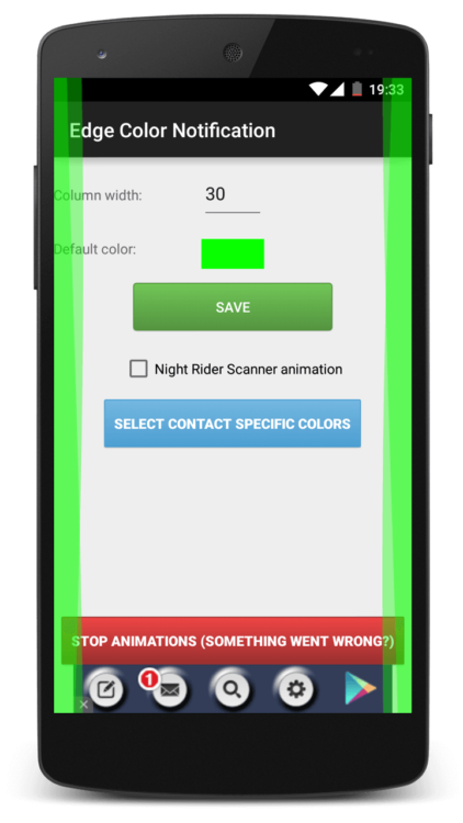 Как сделать разноцветные боковые грани Galaxy S6 Edge на любом смартфоне. Фото.