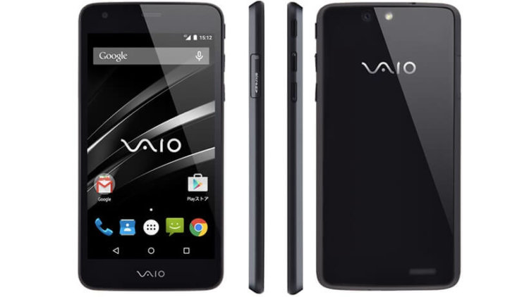 VAIO, бывшая частью Sony, представила свой первый смартфон. Фото.