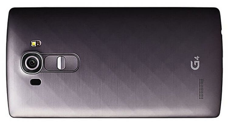 LG G4. Натуральная кожа и технические подробности. Фото.