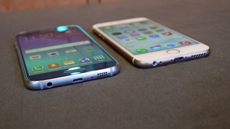 Galaxy S6 vs. iPhone 6: 6 причин в пользу Samsung. Фото.