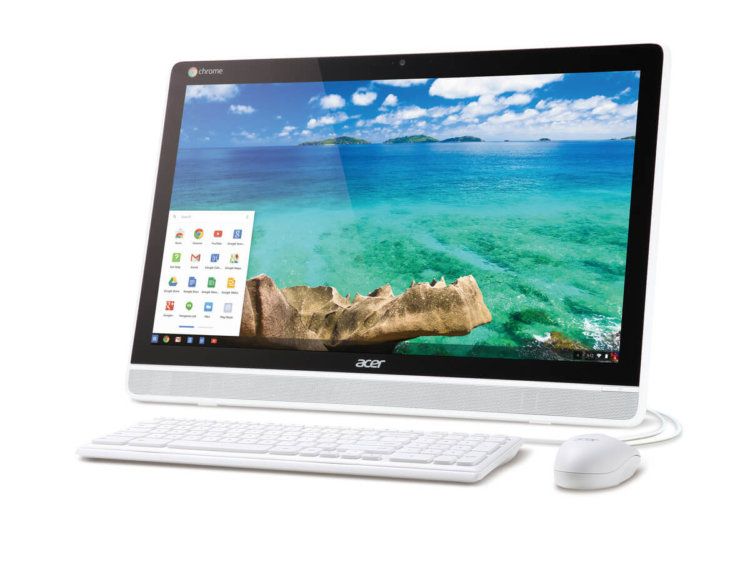 Acer представила первый сенсорный моноблок на Chrome OS, и он прекрасен. Фото.