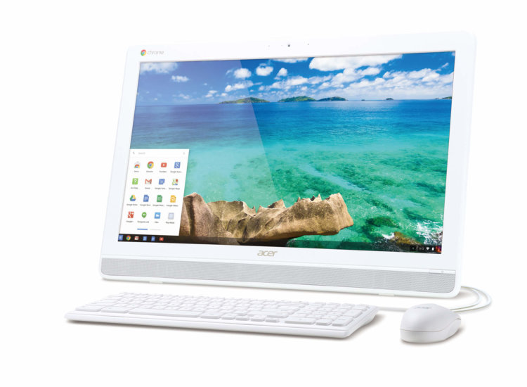 Acer представила первый сенсорный моноблок на Chrome OS, и он прекрасен. Фото.