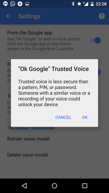 Android научится узнавать хозяина по голосу. Фото.