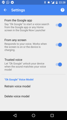 Android научится узнавать хозяина по голосу. Фото.