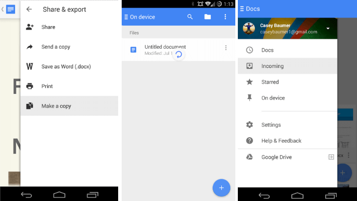 9 лучших бизнес-приложений для Android. Google Drive. Фото.