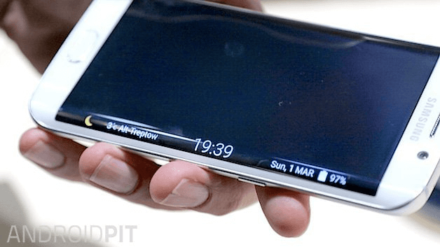 Galaxy S6 Edge: советы и лайфхаки по использованию бокового экрана и не только. 6. “Night clock” как замена прикроватным часам. Фото.