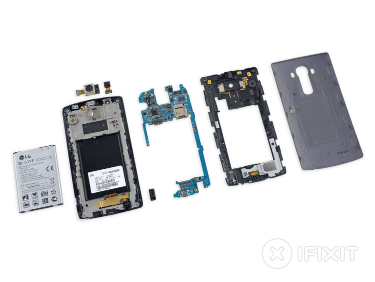 iFixit раскрутили каждый болтик в LG G4. Фото.