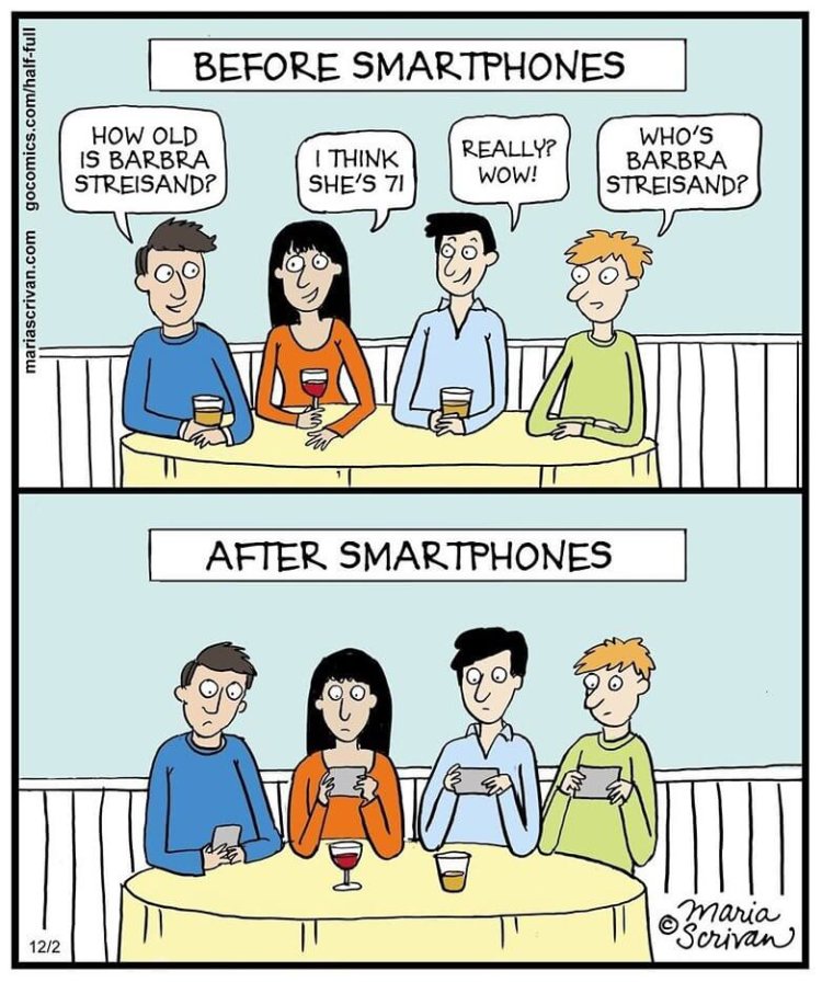 5 симптомов зависимости от смартфона. Google как медиатор в спорных вопросах. Фото.