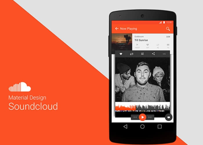 Лучшие приложения для прослушивания музыки онлайн на Android. SoundCloud. Фото.