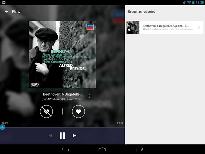 Лучшие приложения для прослушивания музыки онлайн на Android. Deezer Music. Фото.