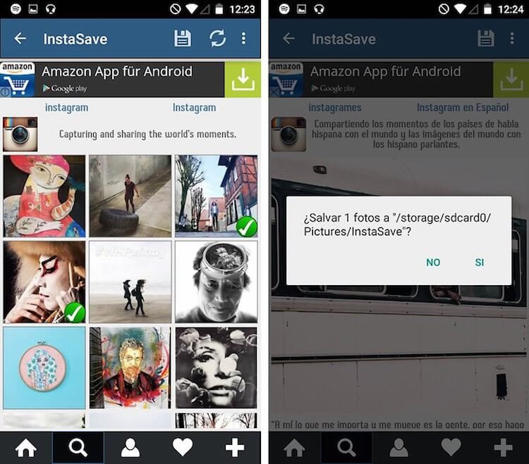 10 приемов по использованию Instagram. 1. Скачиваем фотографии. Фото.