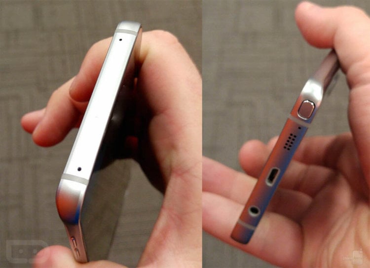 Новые фотографии Galaxy Note 5 не оставляют надежд на слот под microSD. Фото.