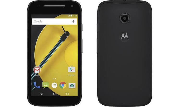 Лучшие бюджетные смартфоны на Android. Motorola Moto E (второе поколение). Фото.