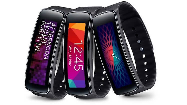 5 лучших фитнес-браслетов. Samsung Gear Fit. Фото.