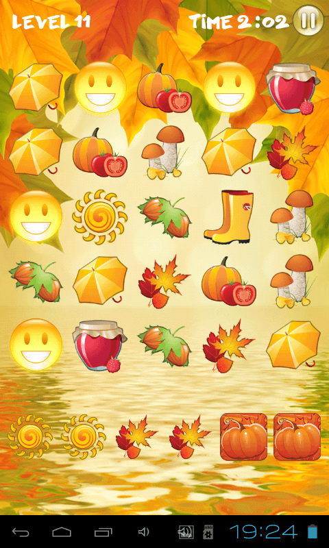 Осенние картинки, развивающие зрительную память ребенка. Фото.