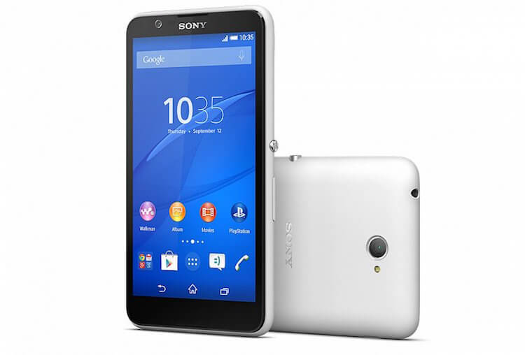 Лучшие бюджетные смартфоны на Android. Sony Xperia E4. Фото.