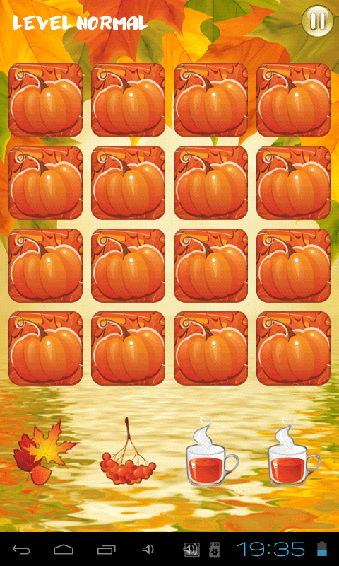 Осенние картинки, развивающие зрительную память ребенка. Фото.