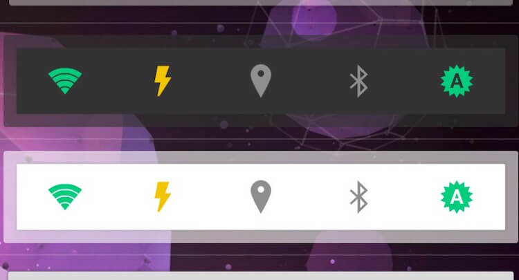 Все переключатели под рукой вместе с Power Toggles. Все переключатели под рукой вместе с Power Toggles. Фото.