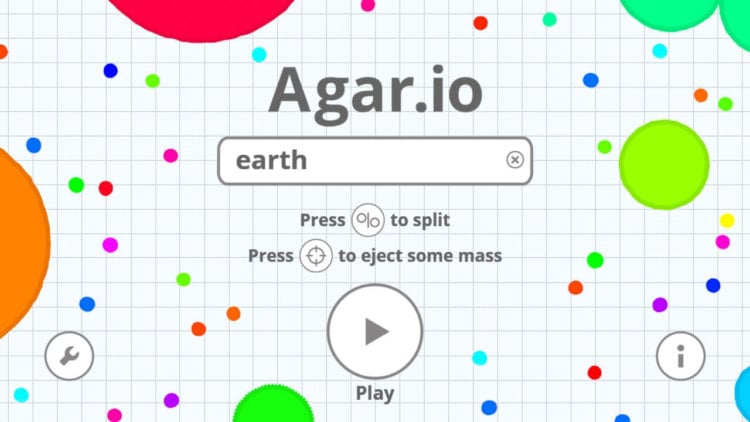 Agar.io — лучшая игра в Google Play. Фото.