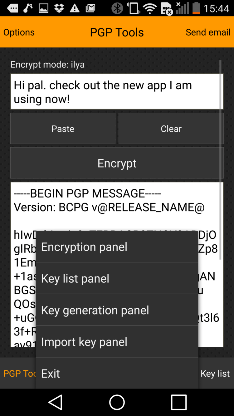 Защищаем свою переписку с PGPTools. Защищаем свою переписку с PGPTools. Фото.