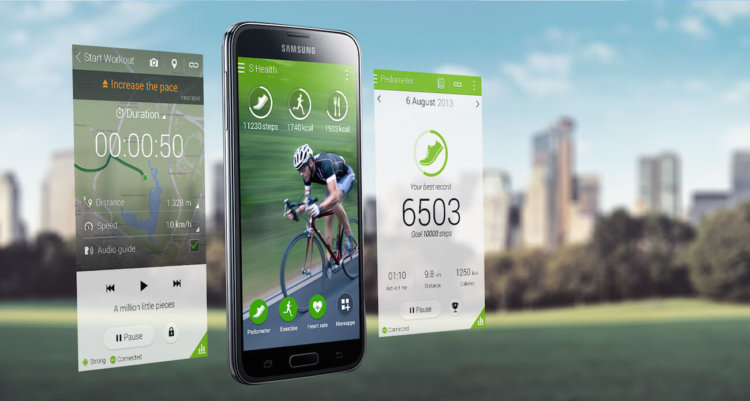 Приложение S Health от Samsung теперь доступно всем. Фото.