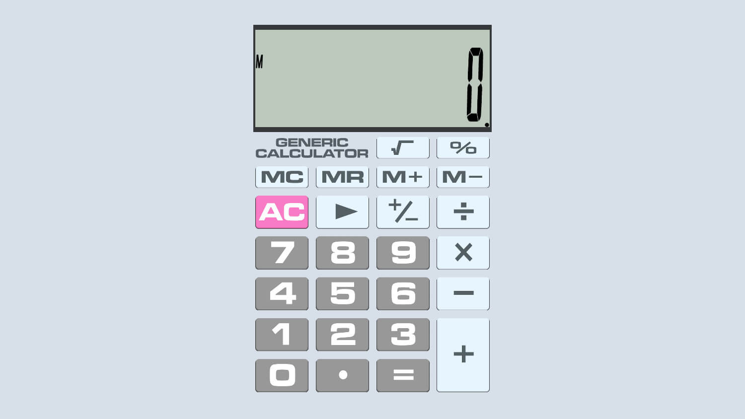 Превращение планшета в обычный настольный калькулятор. Фото.