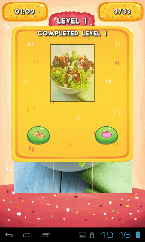 Салат для Android — «пища» для ума. Фото.