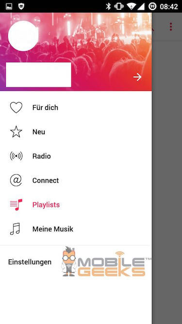Первые настоящие скриншоты приложения Apple Music для Android. Фото.