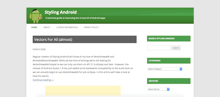 Шесть блогов для Android-разработчиков. Блог о UI и UX приложений для Android. Шесть блогов для Android-разработчиков. Блог о UI и UX приложений для Android. Фото.