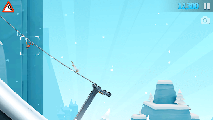 Ski Safari 2 — на полной скорости. Фото.