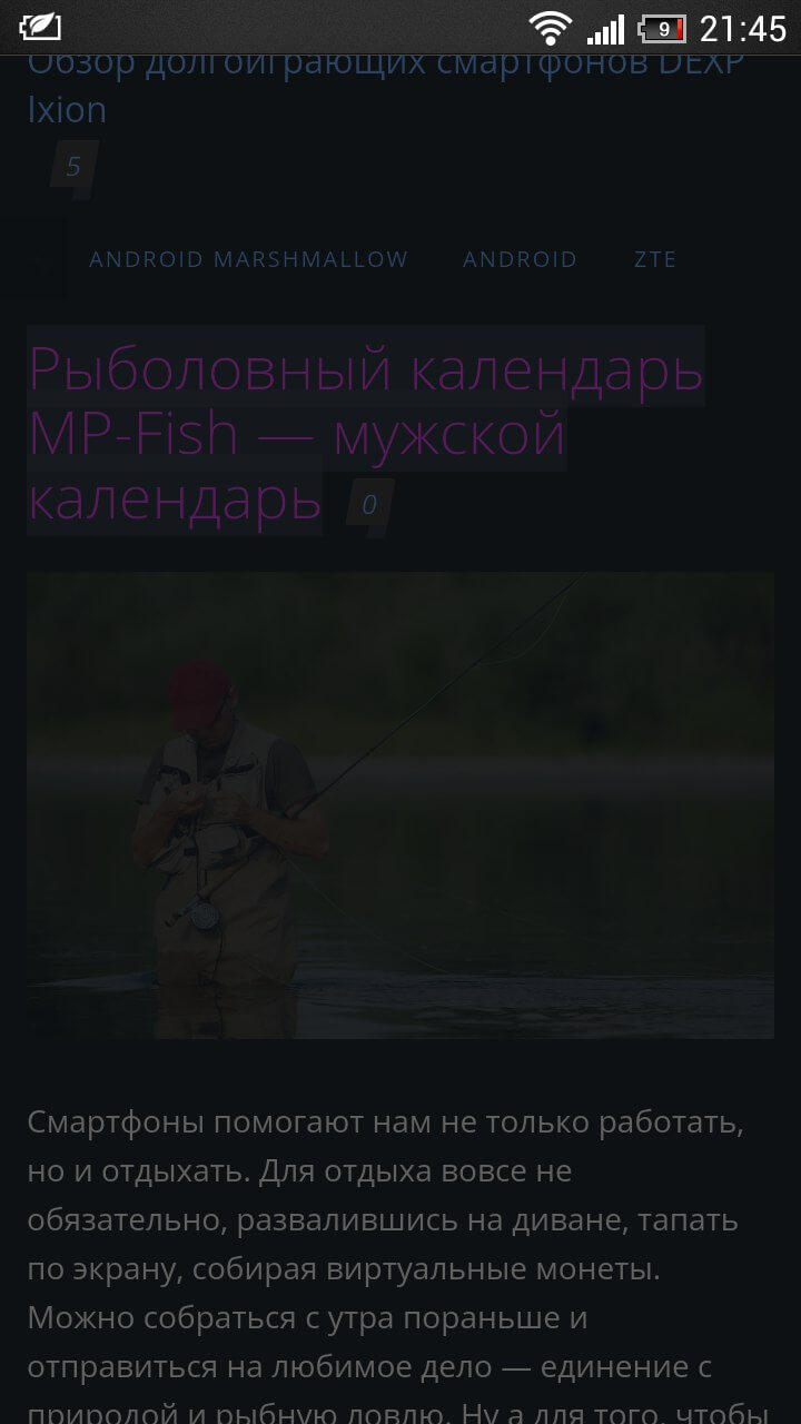 Dolphin Browser — один из лучших. Фото.