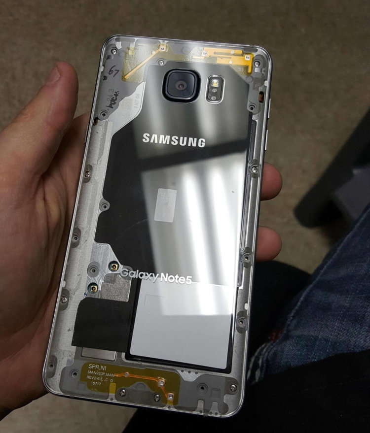 Как пользователь Galaxy Note 5 сделал свой смартфон уникальным? Фото.