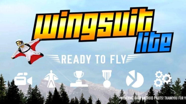 Wingsuit — игра для ценителей всех жанров. Фото.