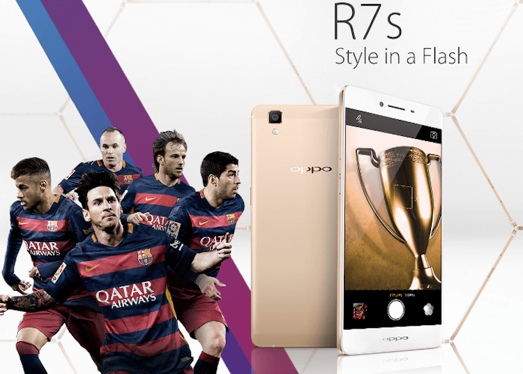 Oppo R7s представлен официально. Фото.
