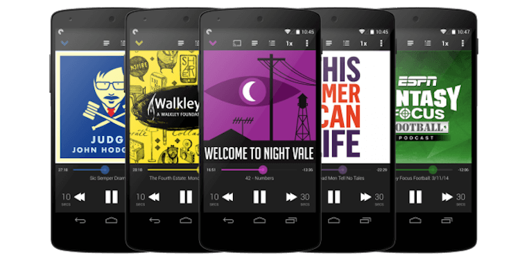 Приложения для прослушивания подкастов на Android-устройстве. Приложения для прослушивания подкастов на Android-устройстве. Фото.