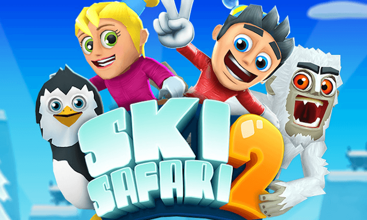 Ski Safari 2 — на полной скорости. Фото.