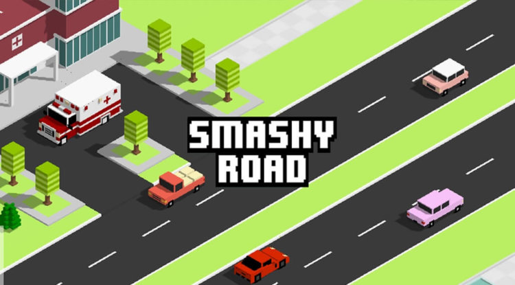 Smashy road — всё лучшее от GTA в мобильной аркаде. Фото.