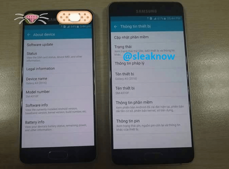 Фото и характеристики якобы Samsung Galaxy A5 и A3 (2015). Фото.